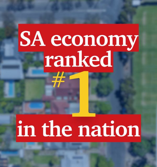 SA ECONOMY HAS BEEN RANKED NUMBER ONE